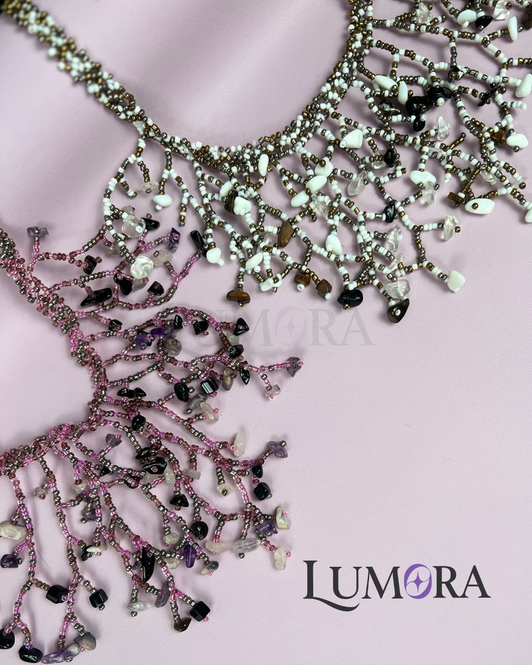 Glass Muse - Kalung Manik-Manik Estetik | Handmade Beads Necklace